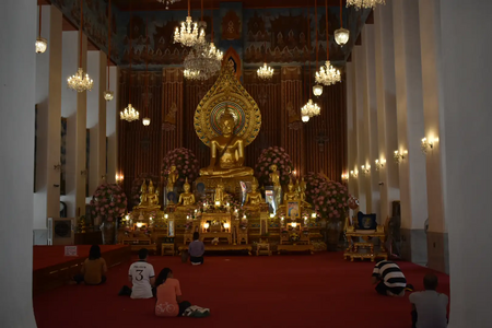 Buddha statue in Wat Chana Songkhram temple, Bangkok